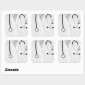Sticker Carré Docteur (Feuille)