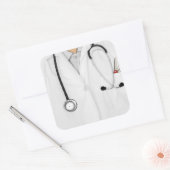 Sticker Carré Docteur (Enveloppe)