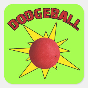 Sticker Carré Dodgeball