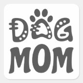 Sticker Carré Dog (Devant)