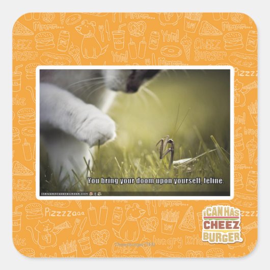 Sticker Carré Dois-toi sur toi (Devant)