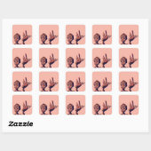 Sticker Carré doit-je attendre (Feuille)