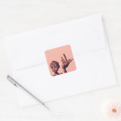 Sticker Carré doit-je attendre (Enveloppe)