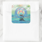 Sticker Carré Dolphin (Sac)