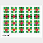 Sticker Carré Dominique (Feuille)