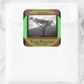 Sticker Carré Don en mémoire de (Sac)