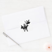 Sticker Carré Don Quichotte (Enveloppe)