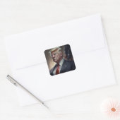 Sticker Carré Donald Trump (Enveloppe)