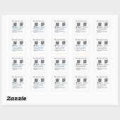 Sticker Carré Donation Collection conseil pot ajouter votre q r (Feuille)