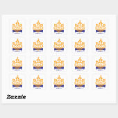 Sticker Carré Donjon (Feuille)