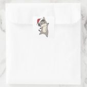 Sticker Carré Donkey Christmas Donkeys (Sac)