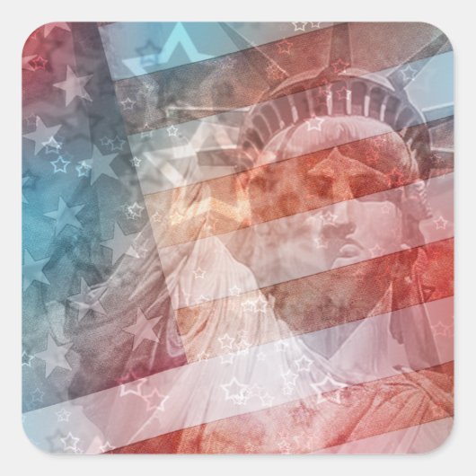 Sticker Carré Donne-moi la liberté (Devant)