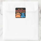 Sticker Carré Donner des conseils en biochimie pour Tacos (Sac)