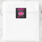 Sticker Carré DONUT PERDRE TES SPRINKLES 13 13e anniversaire fil (Sac)
