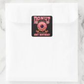 Sticker Carré Donuts 21e anniversaire 21's Birthday Gift (Sac)