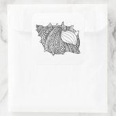 Sticker Carré Doodle inspiré (Sac)