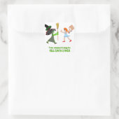 Sticker Carré Dorothy, Elphaba, et une paire de chaussures (Sac)