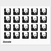 Sticker Carré Dostoïevski (Feuille)