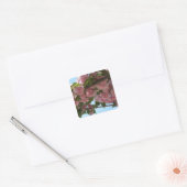 Sticker Carré Double Blossoming Cherry (Enveloppe)