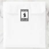 Sticker Carré Double cache (Sac)