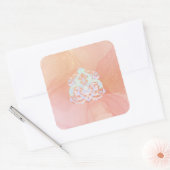 Sticker Carré Douce Harmonie Florale (Enveloppe)