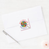 Sticker Carré DOUCE ! Vous Avez Une Récompense D'Enseignant A+ L (Enveloppe)