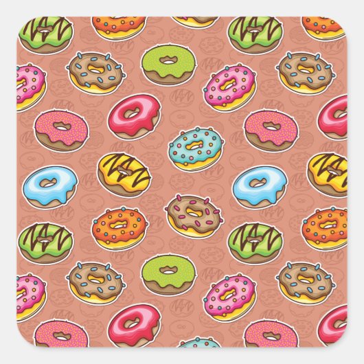 Sticker Carré Doughes (Devant)