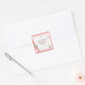 Sticker Carré Doux moche Concours le plus ignoble Noël (Enveloppe)