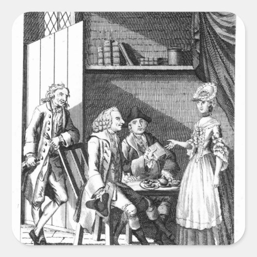 Sticker Carré Dr Johnson's Entertainment (Devant)