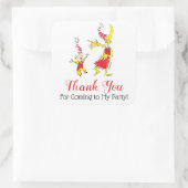 Sticker Carré Dr Seuss| Joyeux anniversaire pour vous - Merci (Sac)