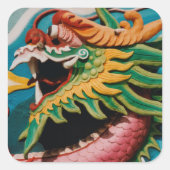 Sticker Carré Dragon (Devant)