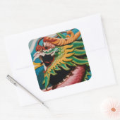 Sticker Carré Dragon (Enveloppe)