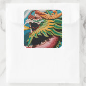 Sticker Carré Dragon (Sac)