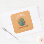 Sticker Carré Dragon Cette propriété appartient aux Boîtes (Enveloppe)