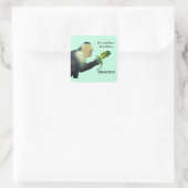 Sticker Carré Dragon et singe (Sac)