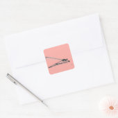 Sticker Carré Dragon Fly (Enveloppe)