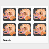 Sticker Carré DRAGON-TALEZ CHOW Année du dragon (Feuille)