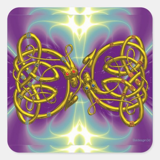 STICKER CARRÉ DRAGONLOVE (Devant)