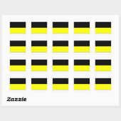 Sticker Carré Drapeau Aachen, Allemagne (Feuille)