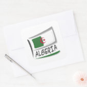 Sticker Carré Drapeau Algérie Pride X (Enveloppe)
