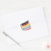 Sticker Carré Drapeau Allemagne Pride X (Enveloppe)