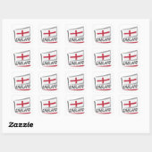 Sticker Carré Drapeau Angleterre Pride X (Feuille)