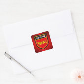 Sticker Carré Drapeau Aquitaine (Enveloppe)