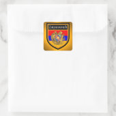 Sticker Carré Drapeau Arménie (Sac)