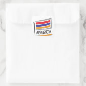 Sticker Carré Drapeau Arménie Pride X (Sac)