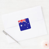 Sticker Carré Drapeau Australie (Enveloppe)