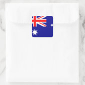 Sticker Carré Drapeau australien (Sac)
