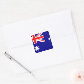 Sticker Carré Drapeau australien (Enveloppe)
