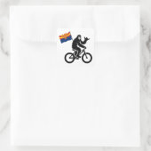 Sticker Carré Drapeau Bigfoot Cycling Arizona (Sac)
