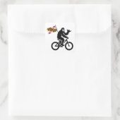 Sticker Carré Drapeau Bigfoot Cycling Maryland (Sac)